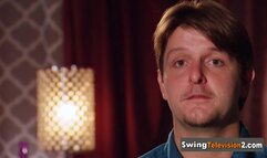 Horny swinger babes are kissing!