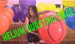 Helium balloons bursting race edited version
