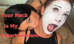 Your Neck Is My Entertainment - Morgana Soles And Autumn Bodell Vampire Throat Worship Neck Licking Throat Biting Mesmerized Woman Following Orders