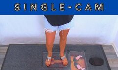 Crushed Under My Filthy Summer Sandals & PlexiGlass - Amber Cam - AmbersCBT - 71AC