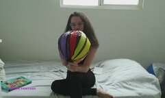 Owllete blows up and deflates sevylor beach ball