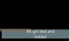 Alt girl tied and tickled WMV