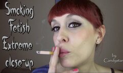 Smoking Fetish Extreme close-up
