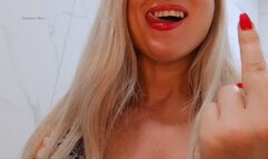 Broke For Middle Finger