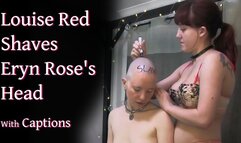 Louise Red Shaves Slaves Head - Captions