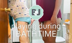 Playing during bathtime