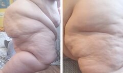 Celluite filled legs and ass!!