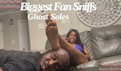 Biggest fan sniffs ghost soles pt2