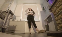 Smoking & Crushing Wedge Shoes