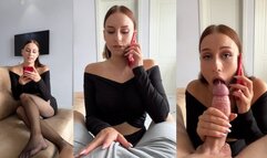 Мой парень отправил меня изменять! Я рассказала по телефону как меня трахали в глотку!