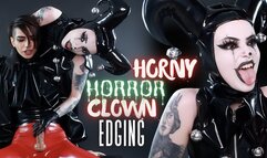 Horny Horror Clown Edging ft Miss Nocturnal