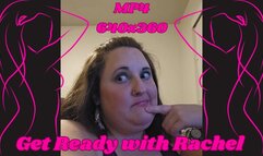 SSBBW Rachel Talks While Doing Her Hair and Makeup MP4 640x360