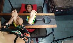 Soles Up Tickle Madness Part 1: Edi is Merciless with Mature Yexica's Ticklish Feet!