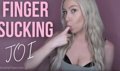 Finger Sucking JOI