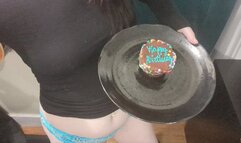 Foot Smash Loser Chocolate Birthday Cupcake