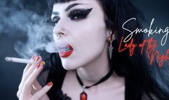 Lady Of The Night Smoking