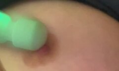 Big Boob Babe Nipple Play Cum Quickie