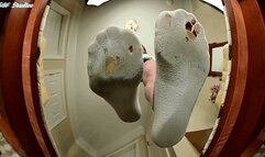 Funky foot girls filthy sock crush!! - MOV