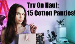 Cotton Panties: 15 Panties Try On Haul