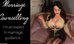 I am an expert in marriage guidance!