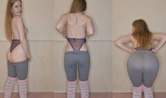 British nerd wedgies herself