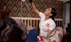 Lady Luna sperm enema