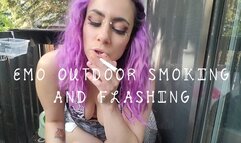 EMO OUTDOOR SMOKING AND FLASHING