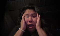 Yawning my exhaustion