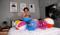 Bailey Paige: Beach Ball Humiliation - mp4 4k