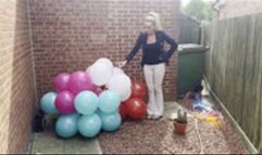 144 Balloons get popped