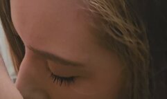 Draining him with my mouth then drinking all his cum