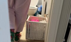 Spying for pee stepmom compilation