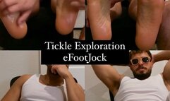 Tickle Exploration - Jock explore where he's ticklish on his feet