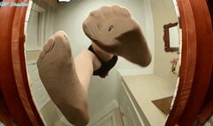 Sexy Rican pantyhose crush! Pt 1 - MOV