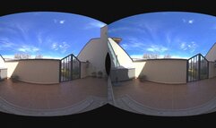 VR porn Public pee in jeans outside