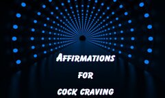 ** AFFIRMATIONS FOR COCK CRAVING FAGGOTS ( looped version ) **