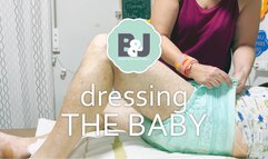 Dressing the baby