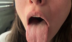 Mouth Tongue Close Up