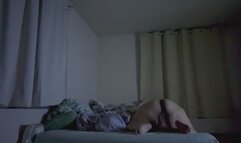 BBW caught masturbating on hidden cam