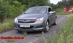 Drive over 4L - shoe destruction (061n)