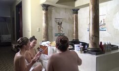 Messy Shower BTS with Natalie Shea, Pepper Kester, and Adriana (4K UHD mp4)