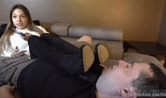 Dolores's Sweaty Feet Session - (Ultra HD 4K Version)