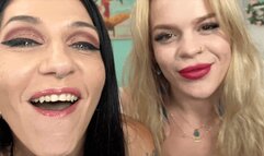 Sensual Giantess Vore Tease POV With Goddess Alanis & Sorceress Morgana (HD 1080p MP4)
