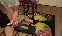 Cruel Wife Mashes Pathetic Cuck Husband's Nuts to a Total Pulp