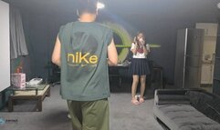 Two girls practicing binding techniques (Chinese model)