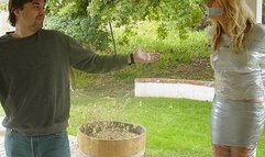 Collegiate Cutie Marie Mitchell Is Wrapped to Post In A Cruel Sorority Prank!