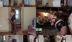 Her blind date with the Hunter ends with her breast bound strappado in his basement (MP4 SD 3500kbps)
