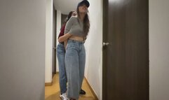 Strange woman dominates me, masturbates me, humiliates me, tribbing me and I have orgasms