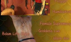 Goddess Moon Punishing slave with rigor