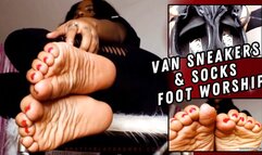 Van Sneakers & Socks Foot Worship